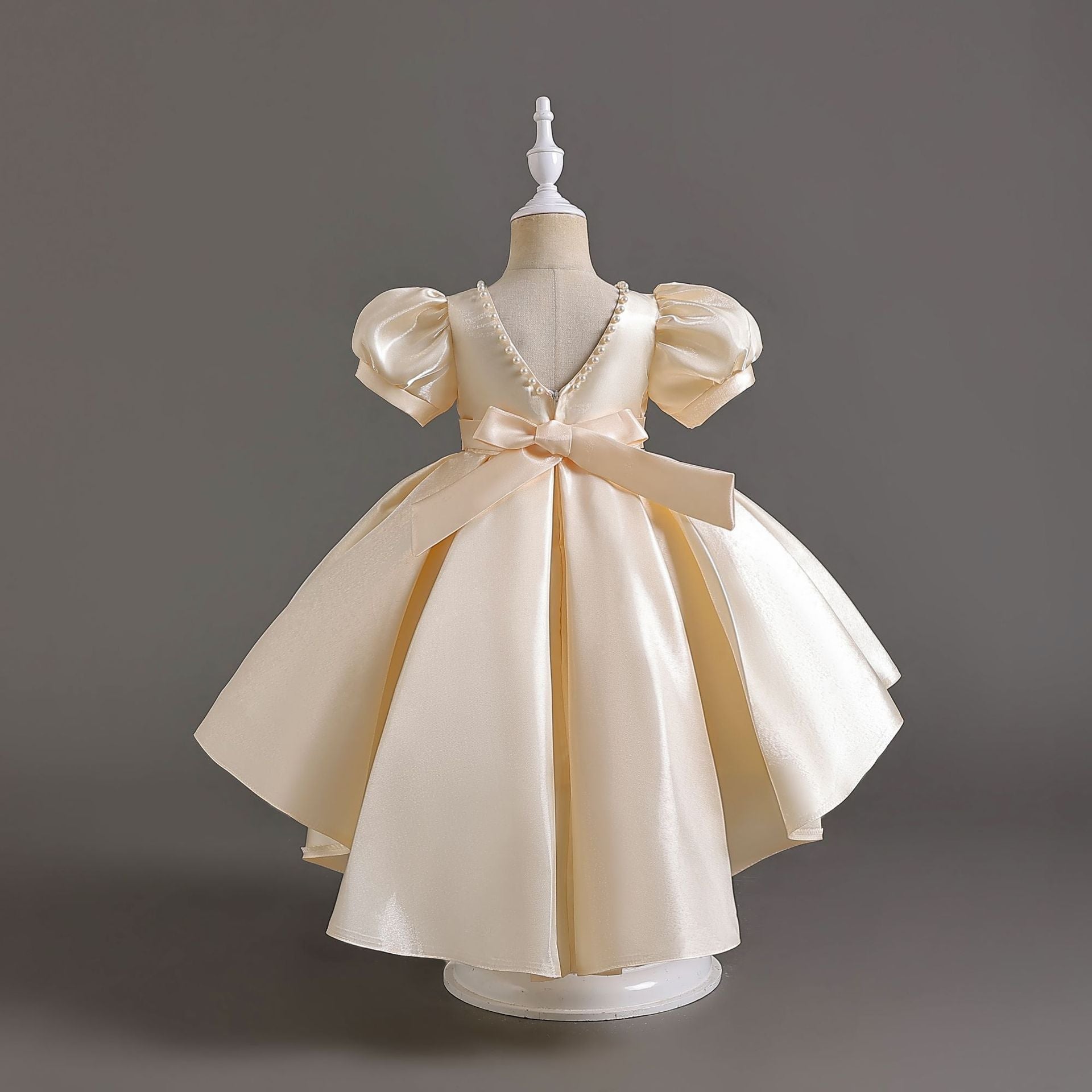 Kommunionkleid für Mädchen, Festkleid für Kleinkinder, Geburtstagskleid für Taufkleider, Prinzessinnenkleid 