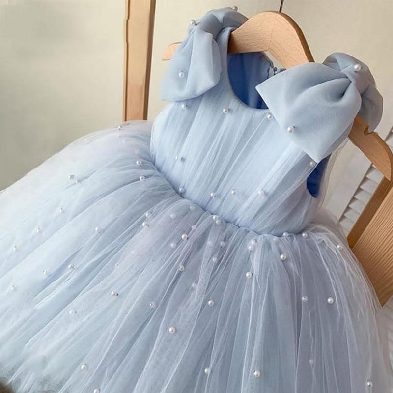 Prinzessinnenkleid für Mädchen, ideal für Schönheitswettbewerbe, Kleinkindgeburtstage, Erstkommunion 