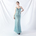 Popular A-shaped pendulum dress can be worn daily sequined long dress