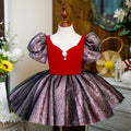 Babykleid für Mädchen, Kleinkinder, Sommerkleid, Kommunionskleid, Vintage-Kleid mit Puffärmeln, Geburtstagskleid 
