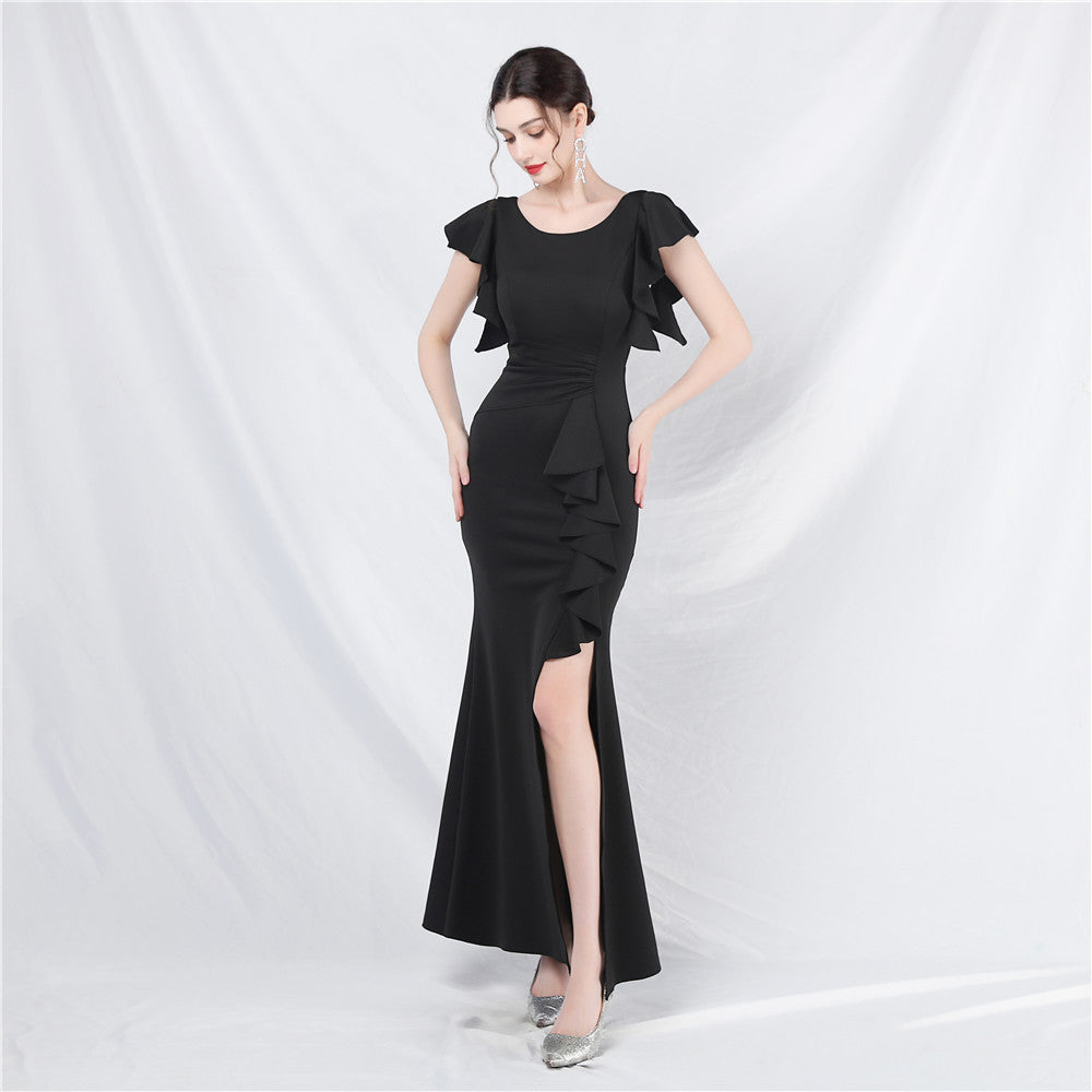 New wedding celebration exhibition car model long dress skirt