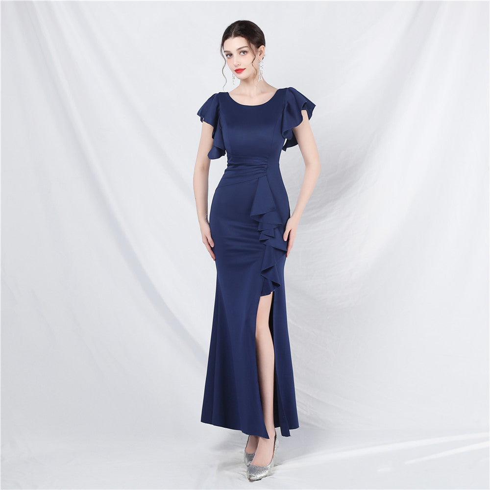 New wedding celebration exhibition car model long dress skirt
