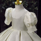 Elegante vestido de primera comunión para bebé, vestidos formales para niños pequeños 