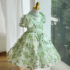 Niedliches Paillettenkleid für Babys und Kleinkinder – Weihnachtskleid, Festkleid für Kleinkinder, Kommunionkleid, Prinzessinnenkleid 