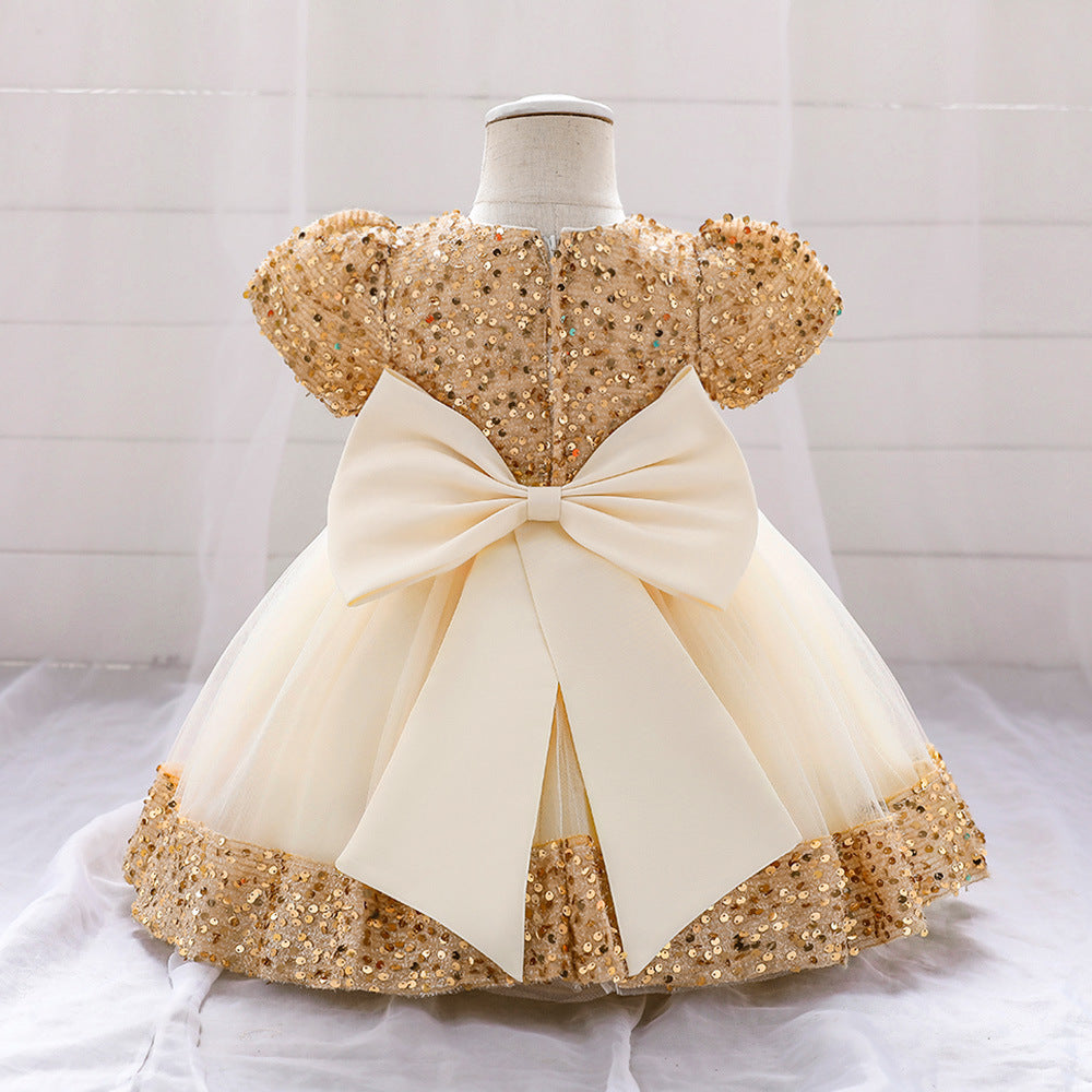 Kommunionkleid für Mädchen, Festkleid für Kleinkinder, Taufe, Geburtstagskleid für Prinzessinnen 