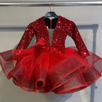 Bonito vestido de primera comunión para niñas, vestido de princesa para fiesta de cumpleaños de niñas pequeñas. 