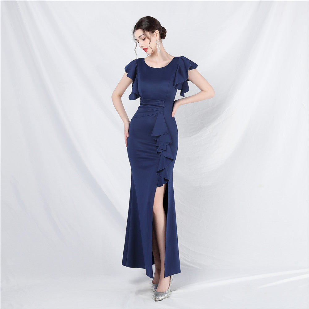 New wedding celebration exhibition car model long dress skirt