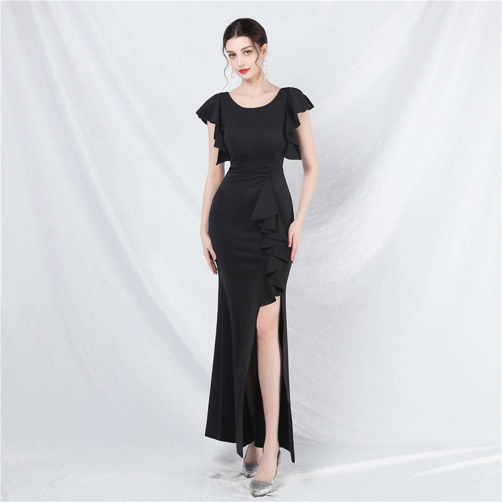New wedding celebration exhibition car model long dress skirt