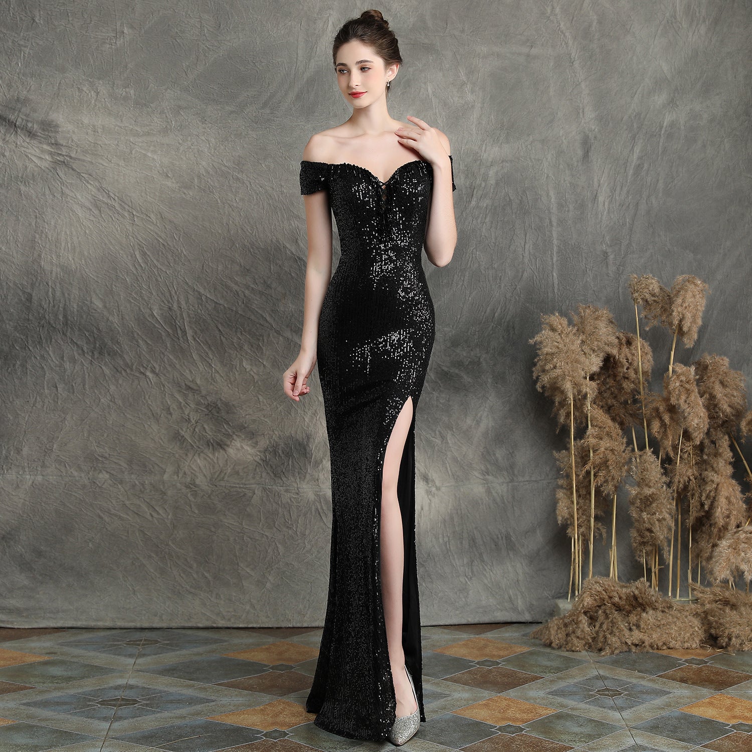 Dress Dream Celebrity Party Party Evening Dress Sexy Long Skinny Toast Bride