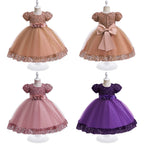 Kommunionkleid für Mädchen, Festkleid für Kleinkinder, Taufe, Geburtstagskleid für Prinzessinnen 