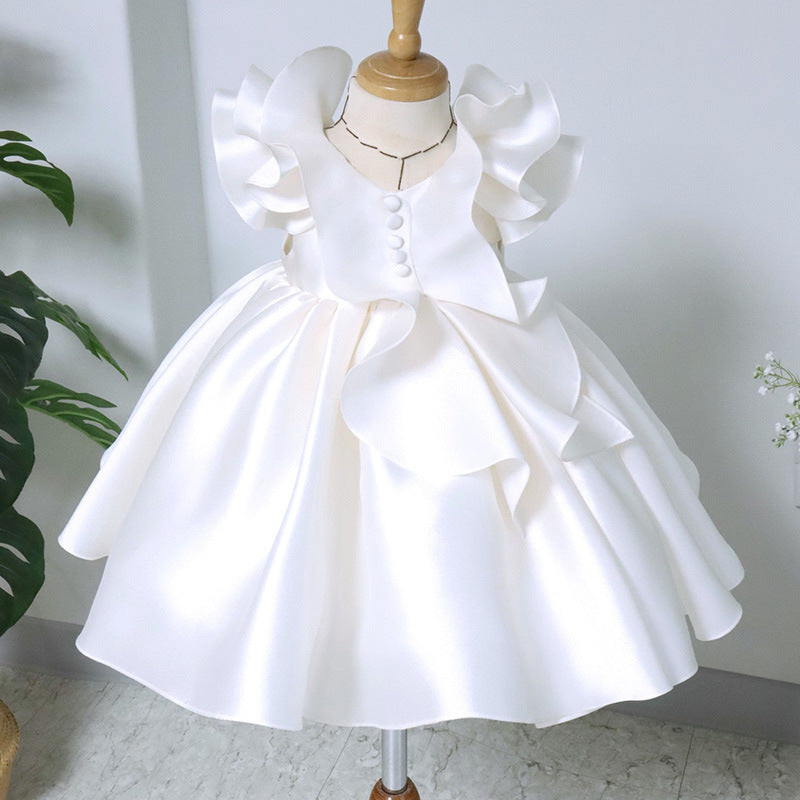 Niedliche Kleider für Blumenmädchen, Kleinkinder-Kommunionkleid 