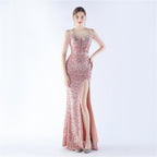 Fleece bottom handmade bead sheet craft beaded new sequined dress
