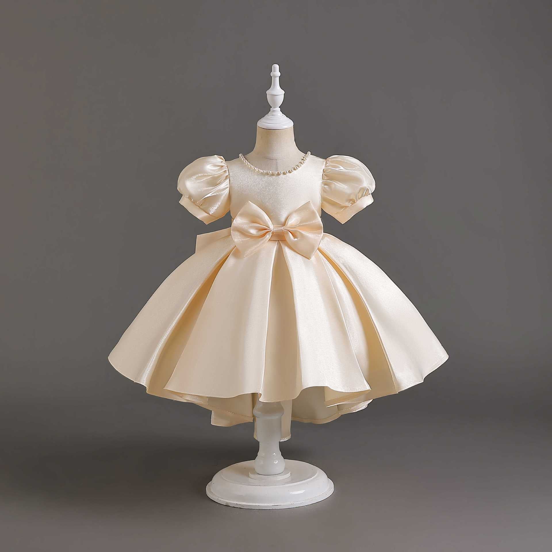 Kommunionkleid für Mädchen, Festkleid für Kleinkinder, Geburtstagskleid für Taufkleider, Prinzessinnenkleid 