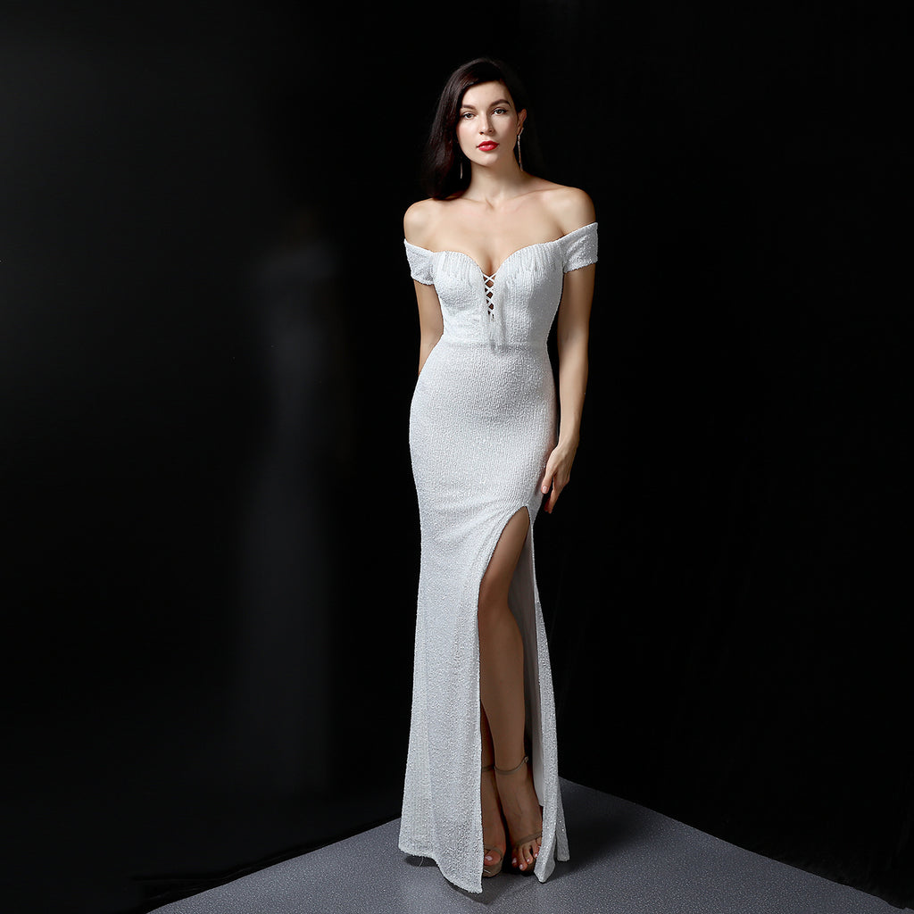 Dress Dream Celebrity Party Party Evening Dress Sexy Long Skinny Toast Bride