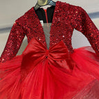 Bonito vestido de primera comunión para niñas, vestido de princesa para fiesta de cumpleaños de niñas pequeñas. 