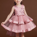 Kommunionkleid für Mädchen, Festkleid für Babys, Sommerkleid mit Schleife, bauschiges Ballkleid, Prinzessinnenkleid 