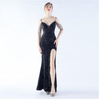 Fleece bottom handmade bead sheet craft beaded new sequined dress