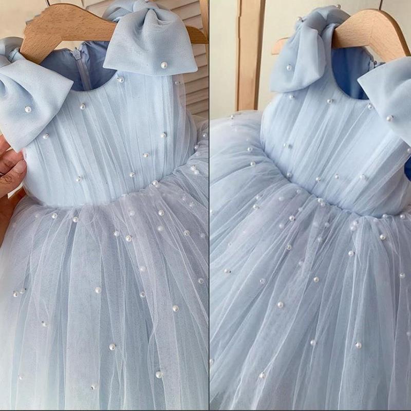 Prinzessinnenkleid für Mädchen, ideal für Schönheitswettbewerbe, Kleinkindgeburtstage, Erstkommunion 