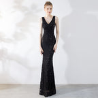 Evening Dress Summer Slim Long Toast Bridal Fishtail Dress Women's Banquet Fashion Dress