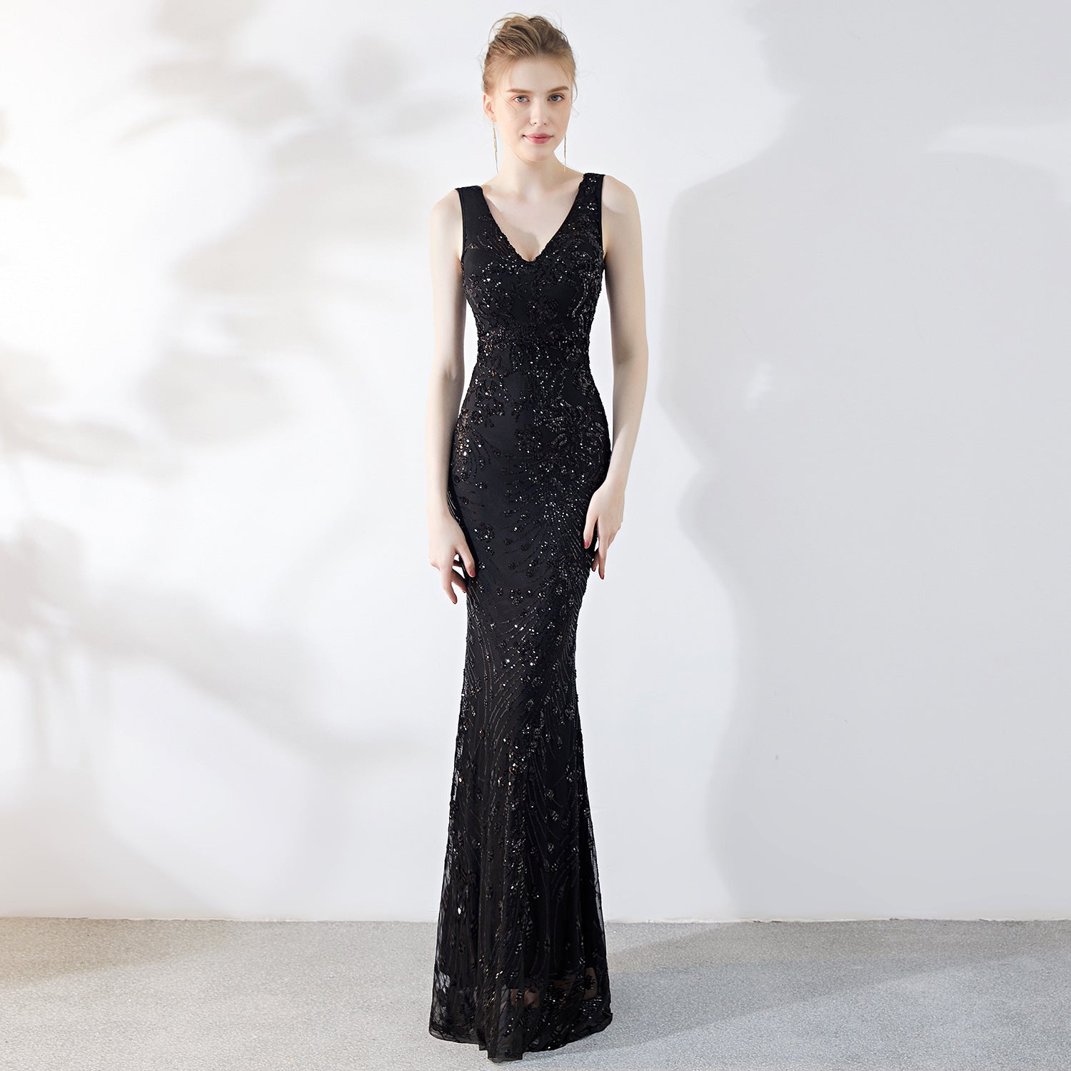 Evening Dress Summer Slim Long Toast Bridal Fishtail Dress Women's Banquet Fashion Dress