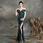 Dress Dream Celebrity Party Party Evening Dress Sexy Long Skinny Toast Bride