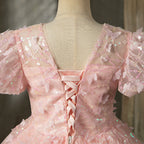 Flower Girl Dress Children Pageant Communion Elegant Pageant Puffy Princess Dress