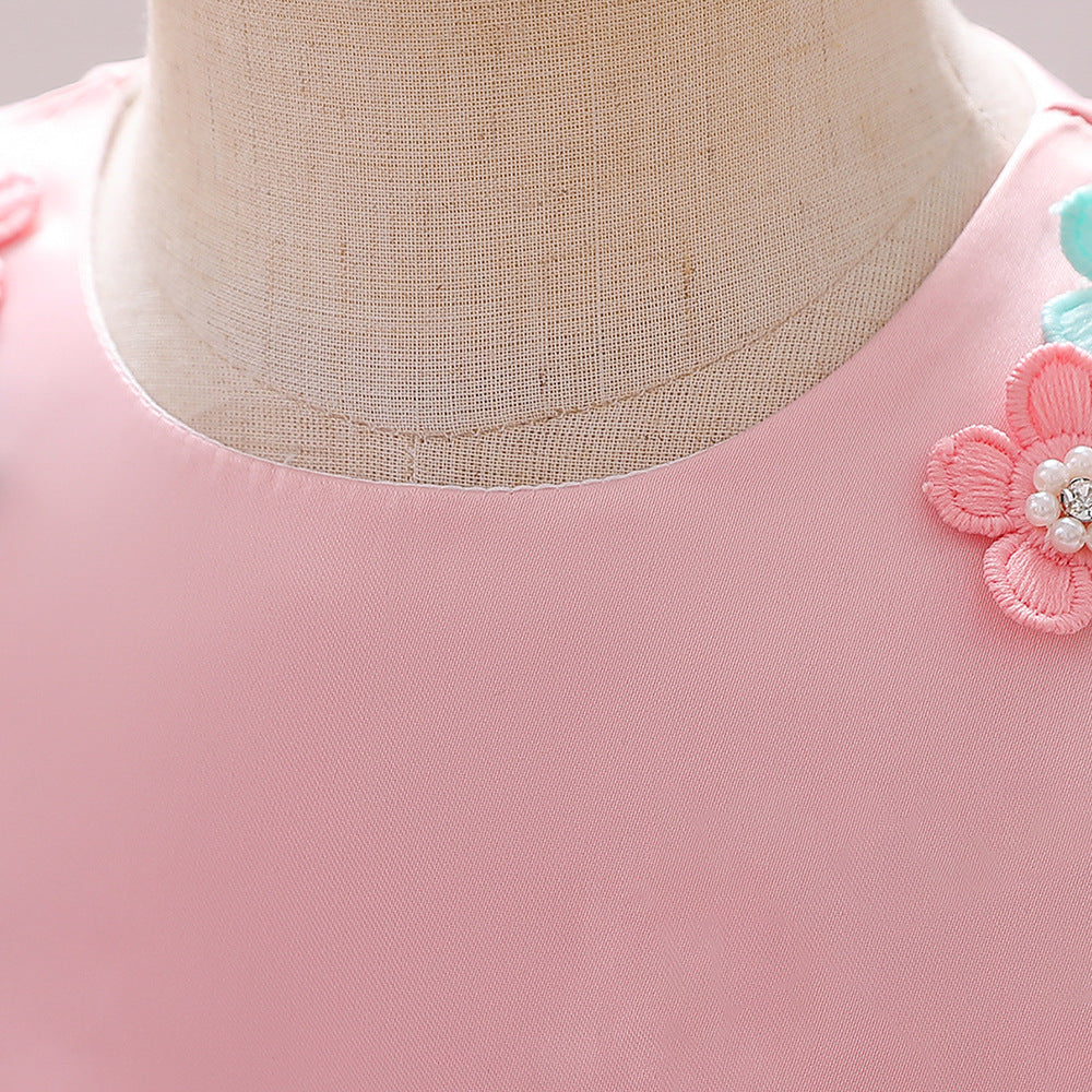 Vestido de primera comunión para niña, vestido de fiesta de cumpleaños para niña, vestidos formales para niña 