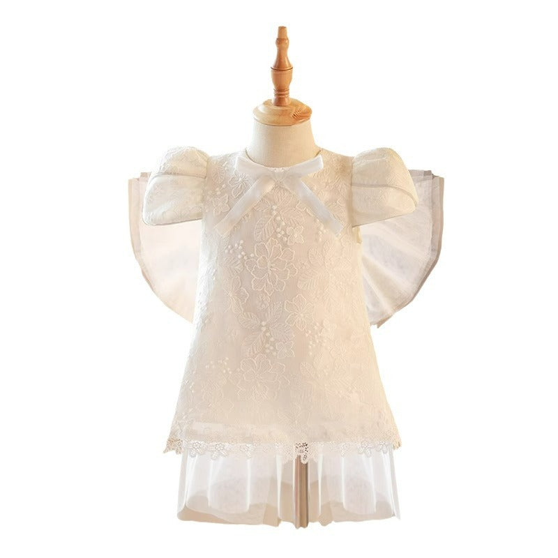 Taufkleid für Mädchen, Kommunionkleid für Kleinkinder, Geburtstagskleid 