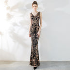 Evening Dress Summer Slim Long Toast Bridal Fishtail Dress Women's Banquet Fashion Dress