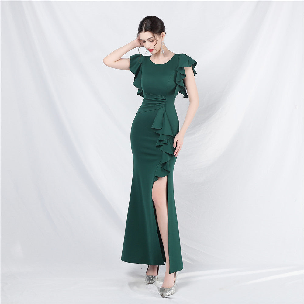 New wedding celebration exhibition car model long dress skirt