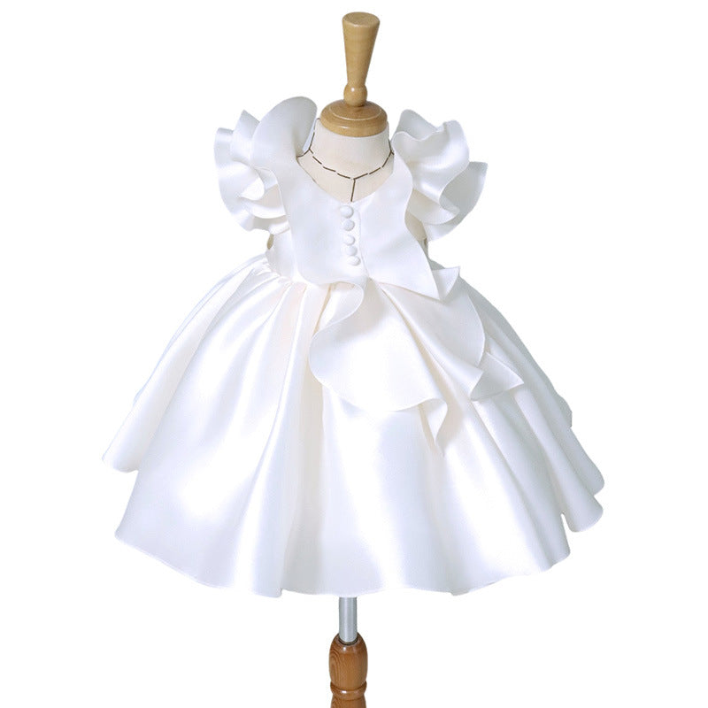 Niedliche Kleider für Blumenmädchen, Kleinkinder-Kommunionkleid 
