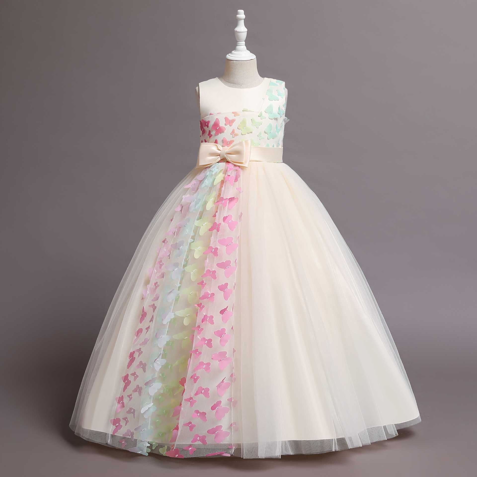 Mädchen Taufkleid Festkleid Kleinkind Geburtstag Erstkommunion Prinzessinnenkleid 