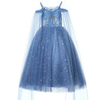 Ballkleider für Kleinkinder, Blumenmädchen, Sommer, Blau, formell, Grau, bauschig, Kommunion, Prinzessinnenkleid 
