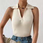 Sleeveless Knit Top