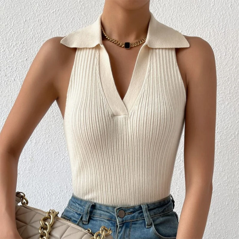 Sleeveless Knit Top