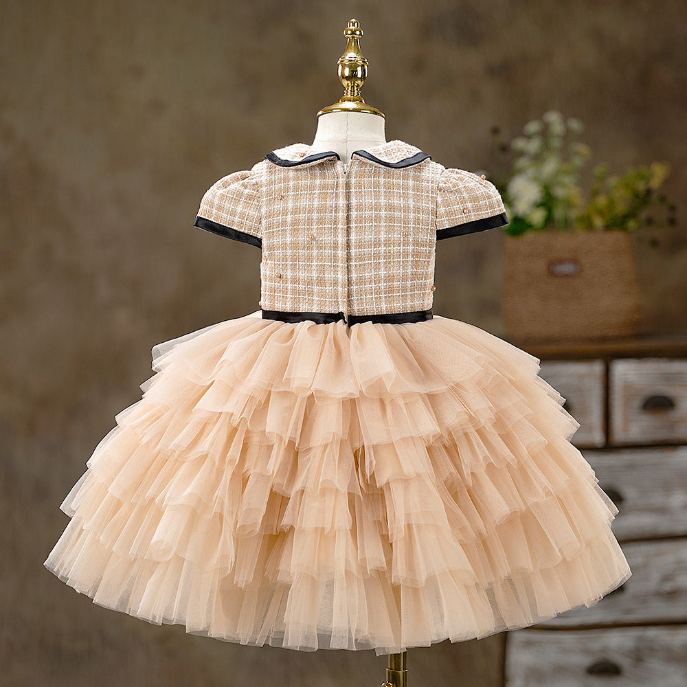 Kleinkind-Abendkleid, Prinzessinnenkleid für Babys, Kommunionskleid 