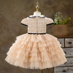 Kleinkind-Abendkleid, Prinzessinnenkleid für Babys, Kommunionskleid 