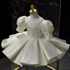 Elegante vestido de primera comunión para bebé, vestidos formales para niños pequeños 