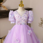 Niedliches Kommunionkleid für Babys und Kleinkinder – Prinzessinnenkleid für Geburtstage 
