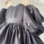 Lindo vestido de bautizo para niña, vestido de princesa para primera comunión y desfile de niñas pequeñas. 