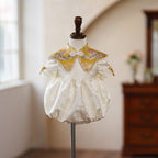 Niedliches Babykleid mit Blumenmuster, Kleinkindkleid für Festlichkeiten, Erstkommunion, Prinzessinnenkleid 