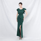 New wedding celebration exhibition car model long dress skirt