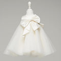 Vestido de comunión para niña, vestido de princesa con lazo 