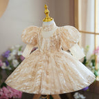 Vestidos de fiesta para niñas pequeñas, para comunión, lentejuelas, boda, cumpleaños, fiesta, princesa 