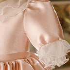 Vestido de fiesta para niña pequeña, vestido de princesa esponjoso de comunión vintage de verano 