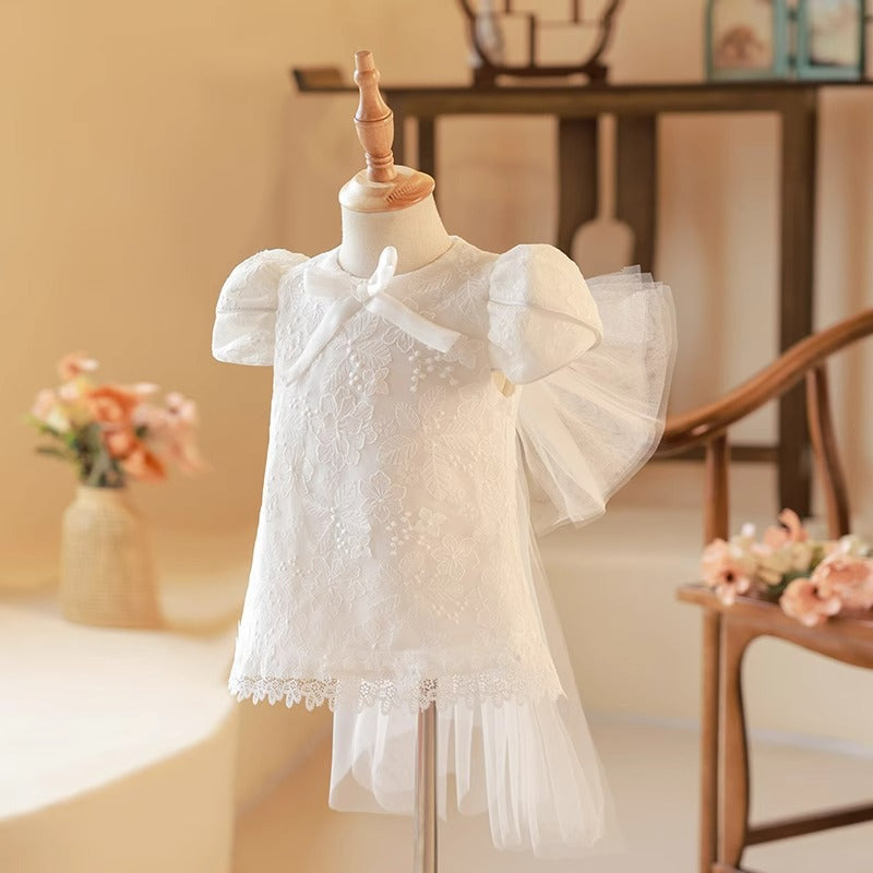 Taufkleid für Mädchen, Kommunionkleid für Kleinkinder, Geburtstagskleid 
