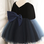Kommunionkleid für Mädchen, elegantes schwarzes Sommerkleid für Mädchen, festlicher Anlass, Prinzessinnenkleid 