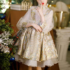 Vestido de niña de las flores para comunión, retro, con flores, estilo princesa, para fiesta de cumpleaños 