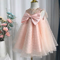 Niedliches Kleid für die Erstkommunion, Prinzessinnenkleid für Kleinkindergeburtstage 