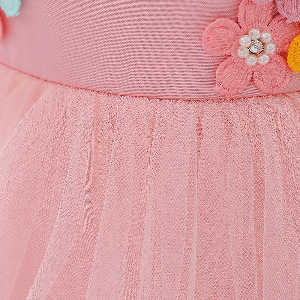 Vestido de primera comunión para niña, vestido de fiesta de cumpleaños para niña, vestidos formales para niña 